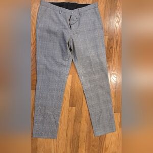 14th & Union Gray Glen Plaid Dress Pants